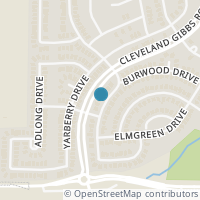Map location of 15453 Landing Creek Lane, Fort Worth, TX 76262