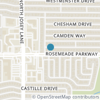 Map location of 1912 Kentwood Ln, Carrollton TX 75007