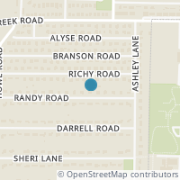Map location of 344 Randy Road, Roanoke, TX 76262