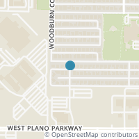 Map location of 5 Woodburn Corners, Plano, TX 75075