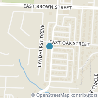 Map location of 105 S W A Allen Boulevard, Wylie, TX 75098