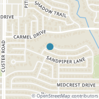 Map location of 1912 Edgewater Dr, Plano TX 75075