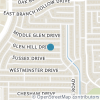 Map location of 1930 Glen Hill Dr, Carrollton TX 75007
