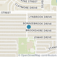 Map location of 3321 Brookshire Drive, Plano, TX 75075