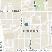 Map location of 810 14th Street, Plano, TX 75074