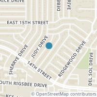 Map location of 1419 Ridgecrest Drive, Plano, TX 75074