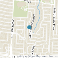 Map location of 1469 Larchmont Dr, Plano TX 75074