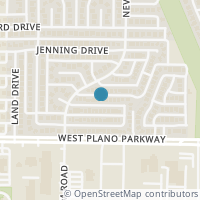 Map location of 4429 Odessa Drive, Plano, TX 75093