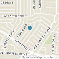 Map location of 1423 Ridgecrest Drive, Plano, TX 75074