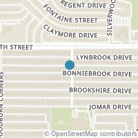 Map location of 3401 Bonniebrook Dr, Plano TX 75075