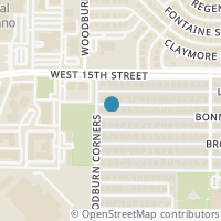 Map location of 3609 Bonniebrook Dr, Plano TX 75075