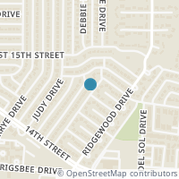 Map location of 1430 Ridgecrest Dr, Plano TX 75074