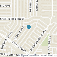 Map location of 1429 Ridgecrest Drive, Plano, TX 75074