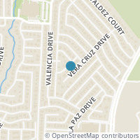 Map location of 1517 Vera Cruz Dr, Plano TX 75074