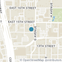 Map location of 1405 Clarinet Lane, Plano, TX 75074