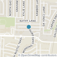 Map location of 501 Vicki Lane, Wylie, TX 75098