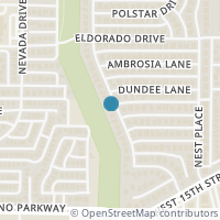 Map location of 1437 Eden Valley Lane, Plano, TX 75093