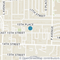 Map location of 1413 E 15Th St, Plano TX 75074