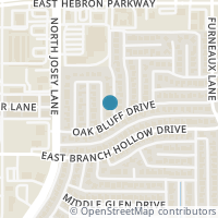 Map location of 1939 Vista Oaks Drive, Carrollton, TX 75007