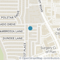 Map location of 4076 Banff Court, Plano, TX 75093