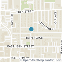 Map location of 1327 E 16th Street, Plano, TX 75074