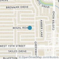 Map location of 2308 Regal Road, Plano, TX 75075