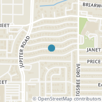 Map location of 2401 17th Street, Plano, TX 75074