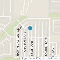Map location of 507 Kylie Lane, Wylie, TX 75098