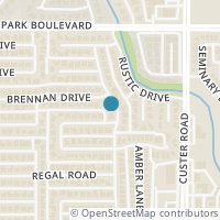 Map location of 1813 Greenway Drive, Plano, TX 75075