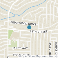 Map location of 2917 18th Street, Plano, TX 75074