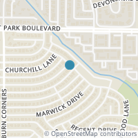 Map location of 3500 Piedmont Drive, Plano, TX 75075
