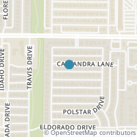 Map location of 4204 Cassandra Ln, Plano TX 75093