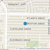 Map location of 4500 Boston Dr, Plano TX 75093