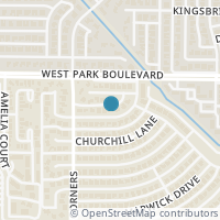 Map location of 3615 Marlborough Drive, Plano, TX 75075