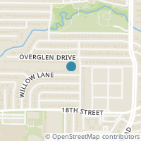 Map location of 2111 Willow Ln, Plano TX 75074
