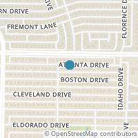 Map location of 4452 Atlanta Dr, Plano TX 75093