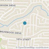 Map location of 1925 Sherrye Drive, Plano, TX 75074