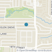 Map location of 2301 Overglen Dr, Plano TX 75074