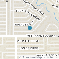 Map location of 2529 Cedar Elm Ln, Plano TX 75075