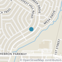 Map location of 4243 Arbor Creek Drive, Carrollton, TX 75010