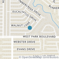 Map location of 2521 Cedar Elm Ln, Plano TX 75075