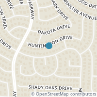 Map location of 416 Huntington Dr, Murphy TX 75094