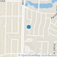 Map location of 245 Sue Court, Wylie, TX 75098