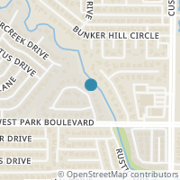 Map location of 2020 Willowbrook Way, Plano, TX 75075