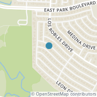 Map location of 3912 Bosque Drive, Plano, TX 75074