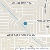 Map location of 2105 Rising Star Ct, Plano TX 75075