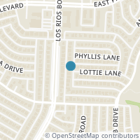 Map location of 2121 Diane Dr, Plano TX 75074