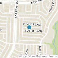 Map location of 4313 Lottie Ln, Plano TX 75074