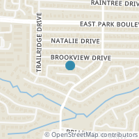 Map location of 2619 Briarcove Drive, Plano, TX 75074