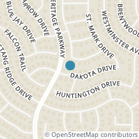 Map location of 435 Dakota Drive, Murphy, TX 75094
